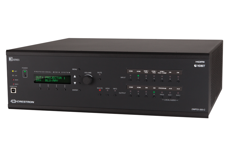 Centralisation domotique Crestron DMPS3-300-C