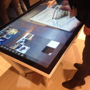 Table interactive NEC